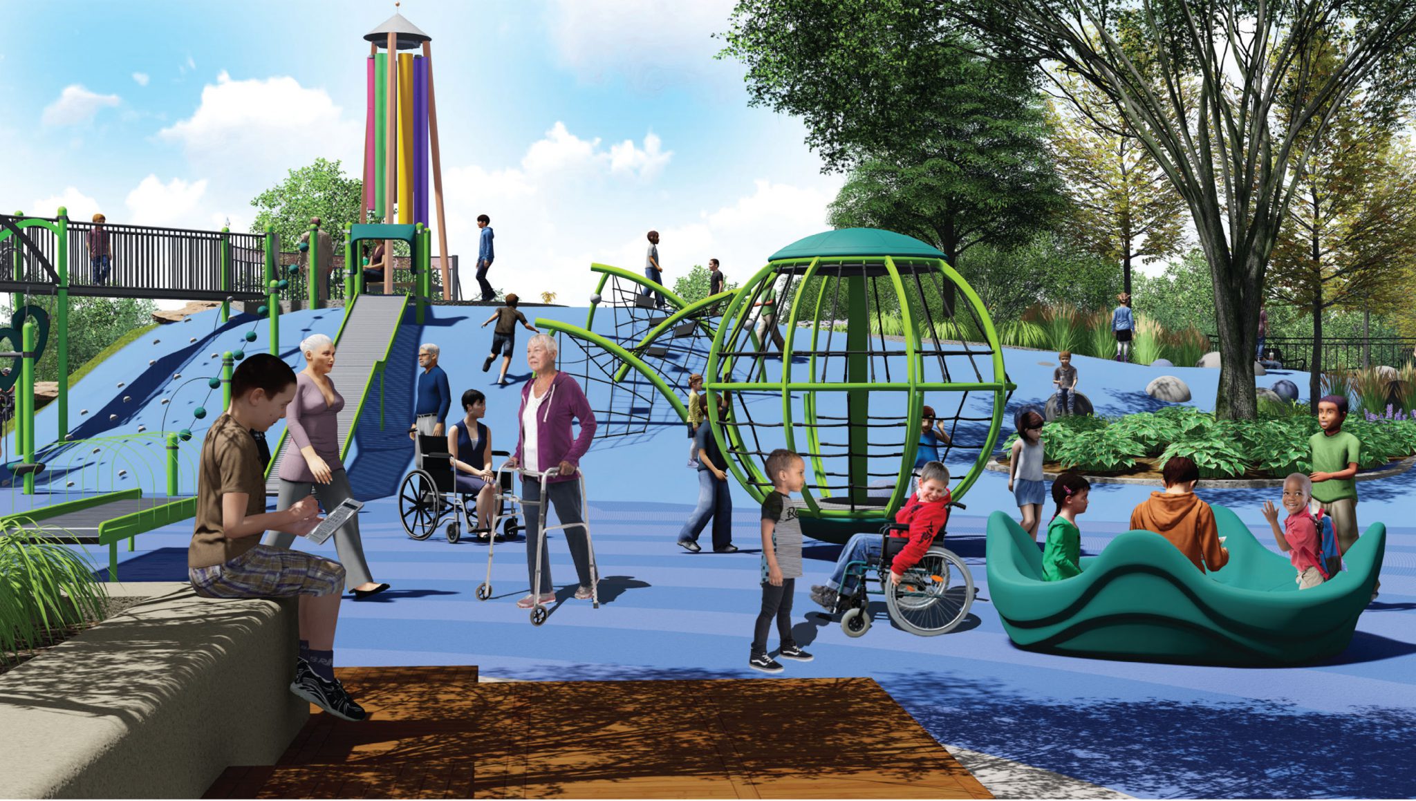 Victoria Park universally accessible play area gets a boost | Community ...