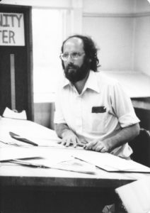 Neal Gosman at the Community Reporter in the 1970s