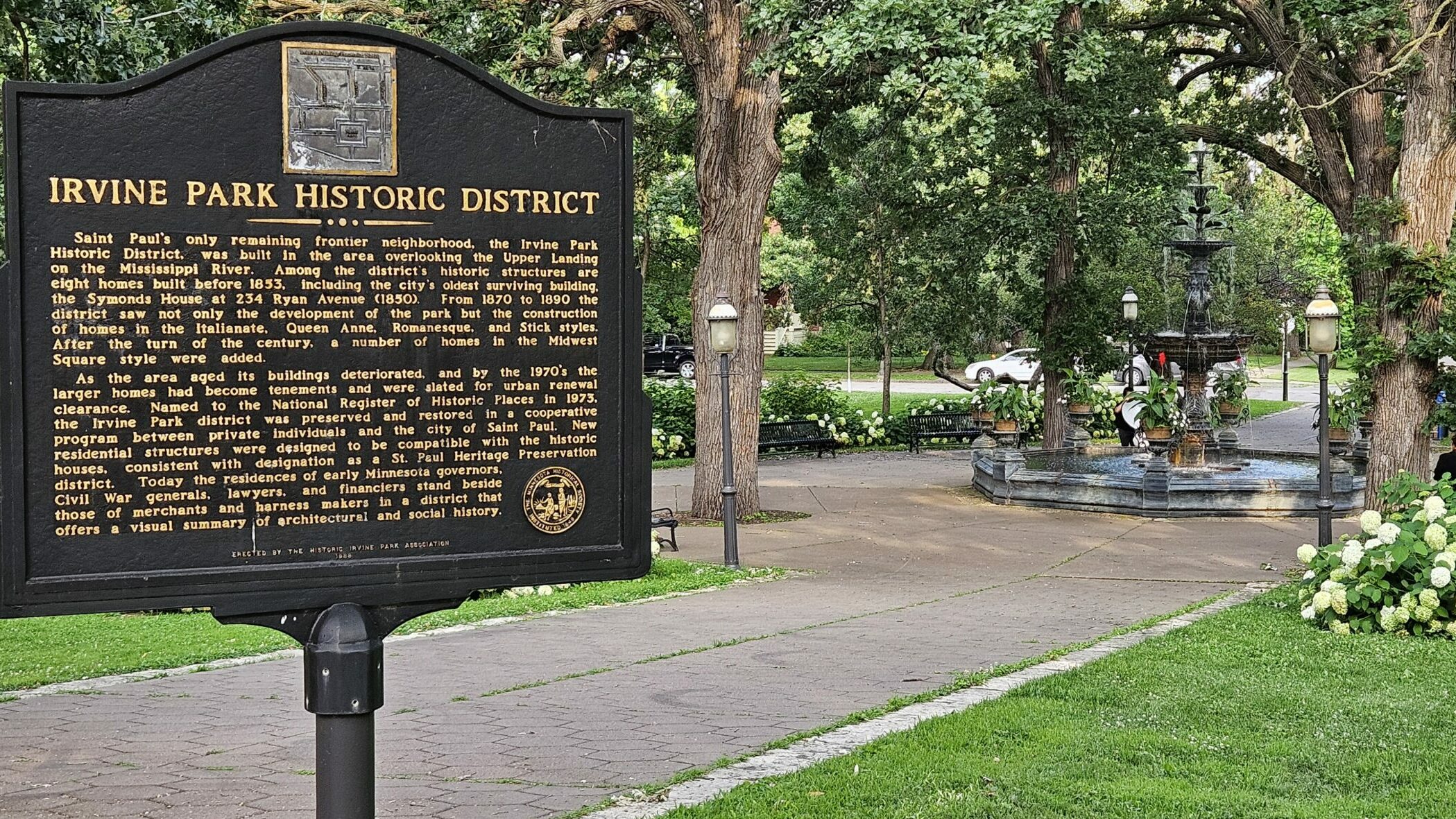 Irvine Park Fountain out for repairs