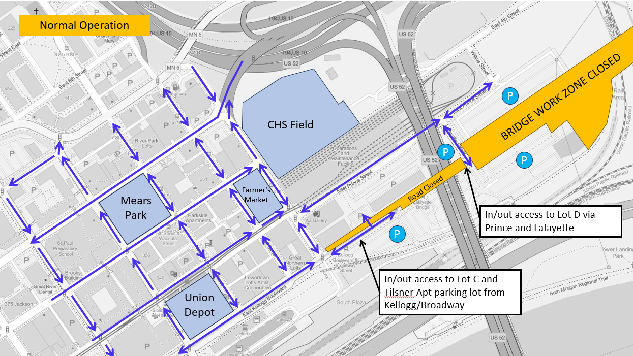 Kellogg Boulevard/3rd Street Bridge Replacement Begins