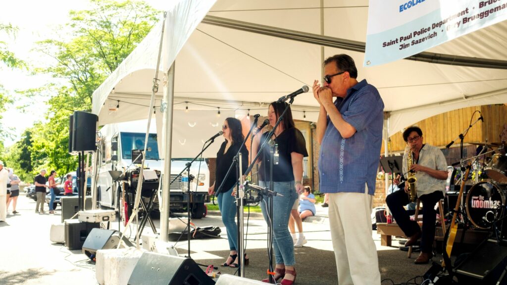 Mancini's Char House, Cossetta's Italian Restaurant, and Mahler Music