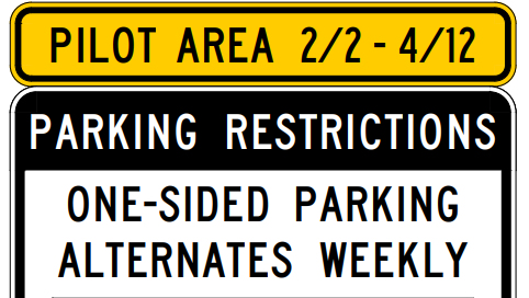 Public Works to Test One-Sided Winter Parking