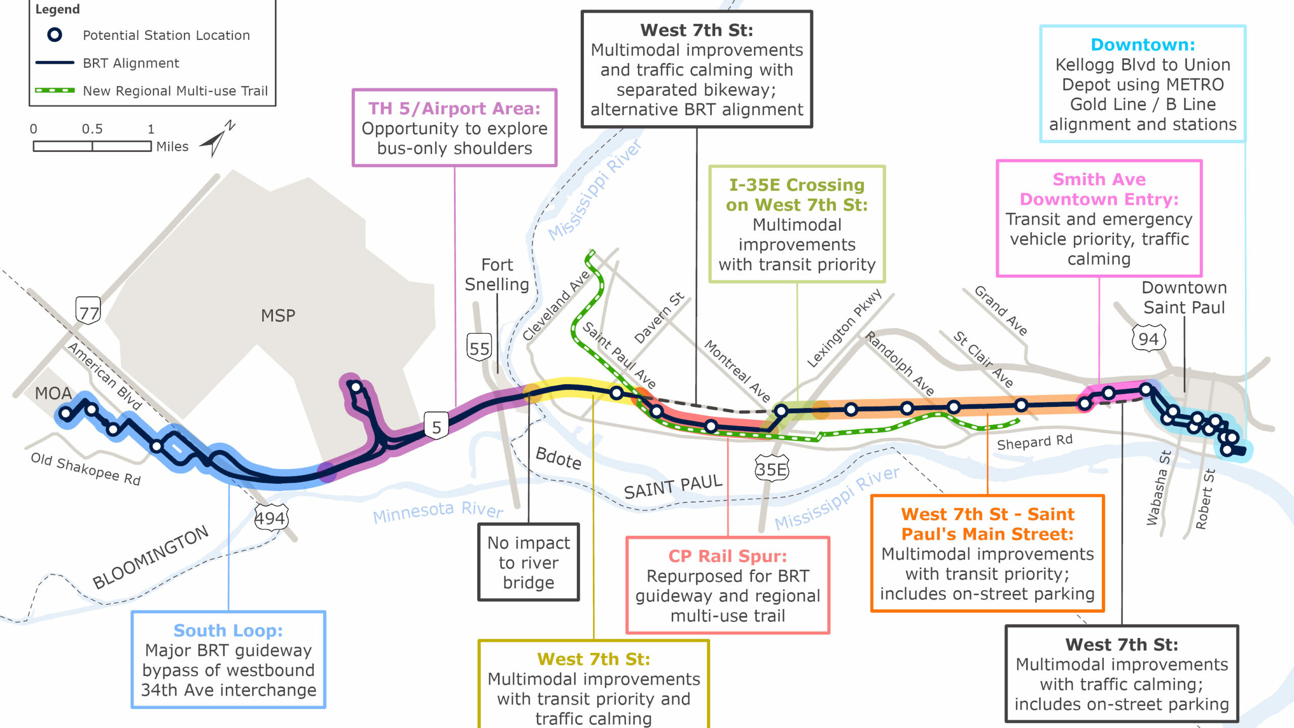 City of St. Paul Unveils Vision for West 7th Transit