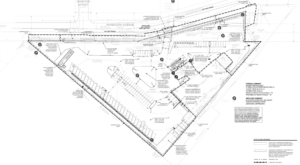 The site plan submitted to the St. Paul Zoning Committee calls for off-street parking for employees, 35 CNG refueling bays for garbage trucks, along with upgrades to buildings, plumbing, lighting, fences, drainage and sidewalks.