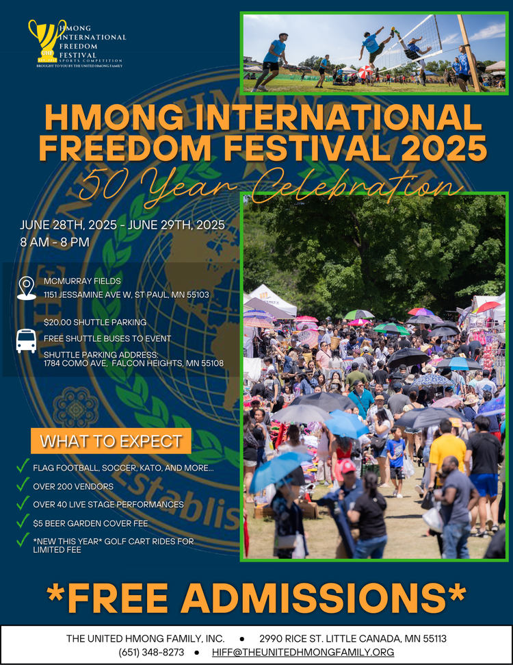 Hmong International Freedom Festival flyer