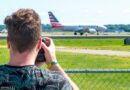 Planes landing at MSP International airport