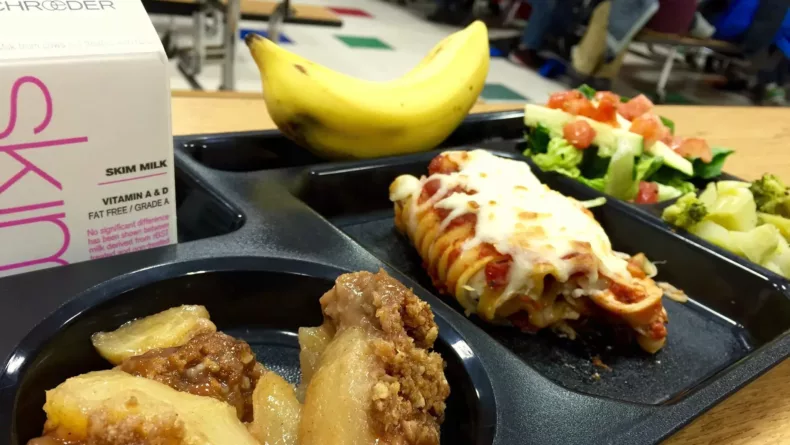 An example of a school lunch at St. Paul Public Schools. Photo courtesy SPPS Facebook.
