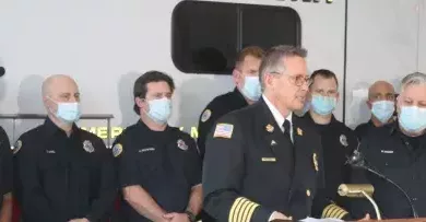 St. Paul Fire Chief Butch Inks. Photo courtesy City of St. Paul.