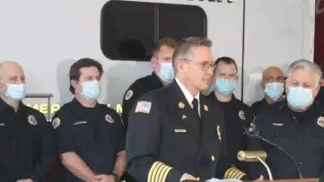 St. Paul Fire Chief Butch Inks. Photo courtesy City of St. Paul.