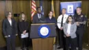 Mayor Melvin Carter and department leaders provide a briefing on the digital security incident July 29, 2025.