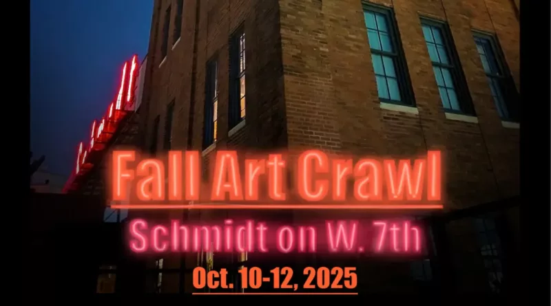 Schmidt Fall Art Crawl. October 10-12, 2025.
