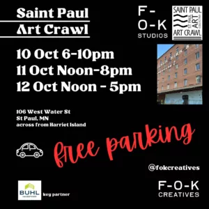 St. Paul Art Crawl on the West Side at F-O-K studios