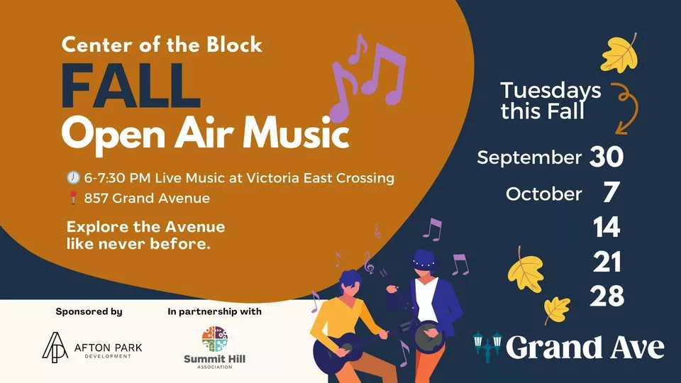 Fall Open Air Music - Tuesdays through October 28, 2025 on Grand Ave.