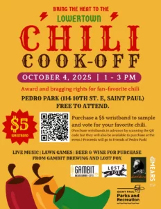 Lowertown Chili Cook-off flyer