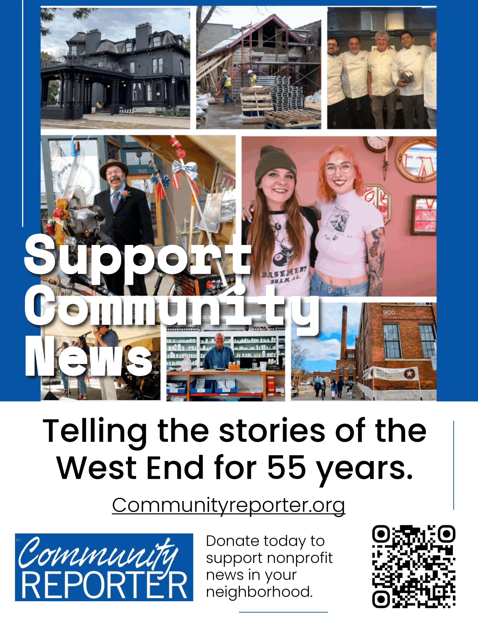 Support Community News by donating to the Community Reporter