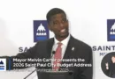 St. Paul Mayor Melvin Carter delivers his 2026 budget address on September 4, 2025.