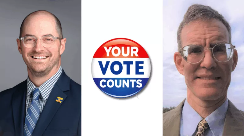 Administrative Citations are on the 2025 ballot, with support being organized by Matt Privratsky, left, and opposition lead by Peter Butler, right.