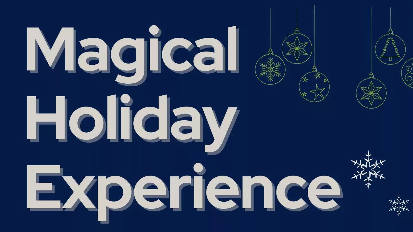 Magical Holiday Experience at Highland Park Community Center.