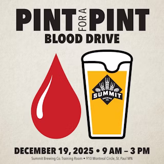 Pint for a Pint blood Drive at Summit Brewing.