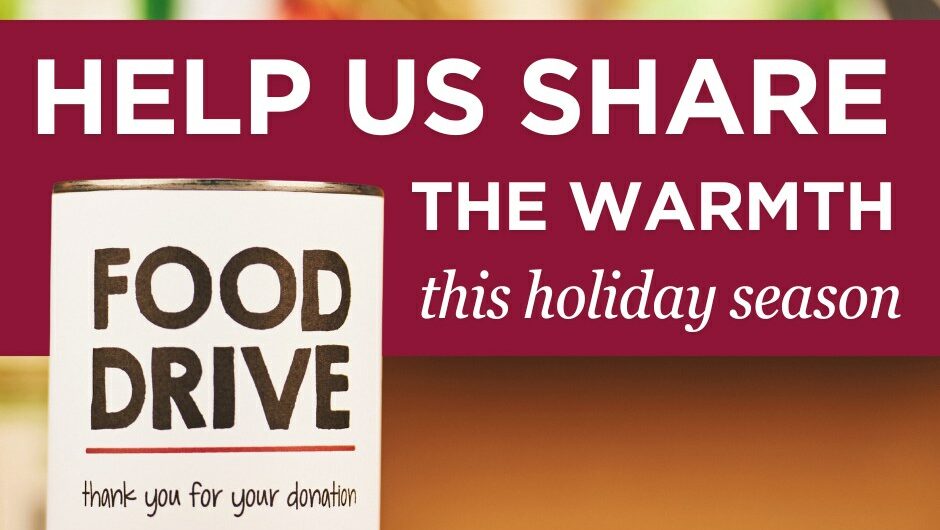 Community Food and Essentials Drive to Support Local Seniors. November 17-25. 7:00 a.m.-8:00 p.m. Shaller Family Sholom East Campus