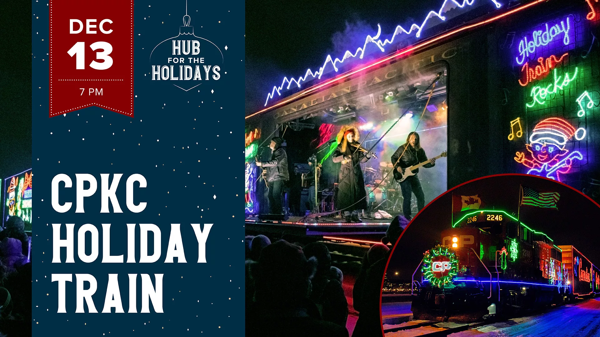 CPKC Holiday Train at Union Depot
