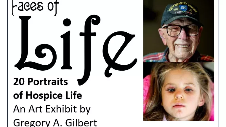 Faces of Life exhibit