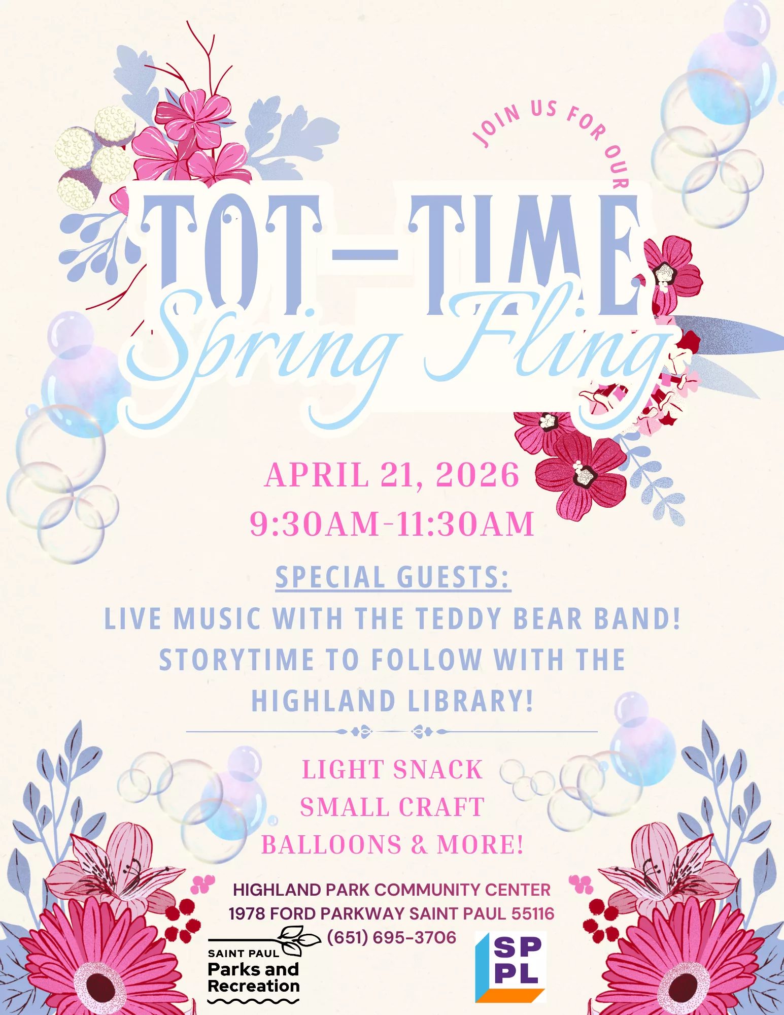 Tot Time Spring Fling