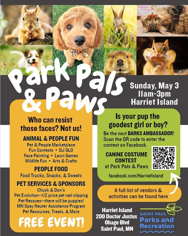 Park Pals & Paws flyer