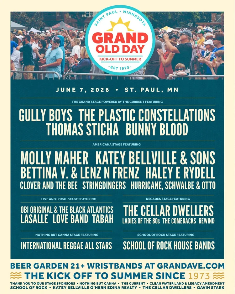 Grand Old Day 2026 Music Lineup