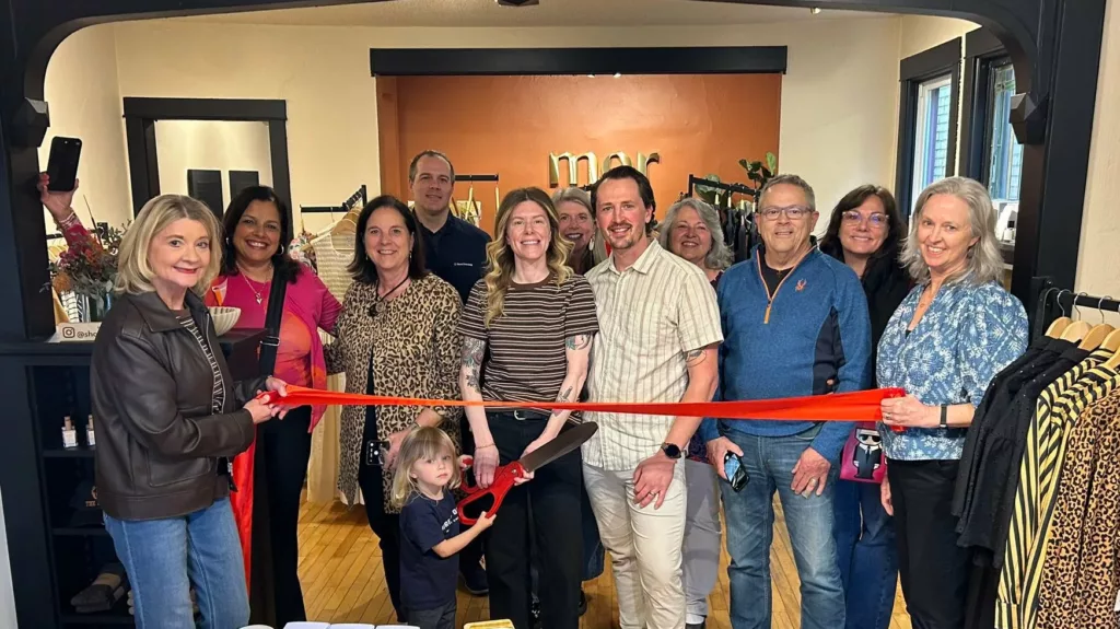 Mor Boutique officially cut the ribbon on their store on April 29. Credit: Grand Avenue Business Association
